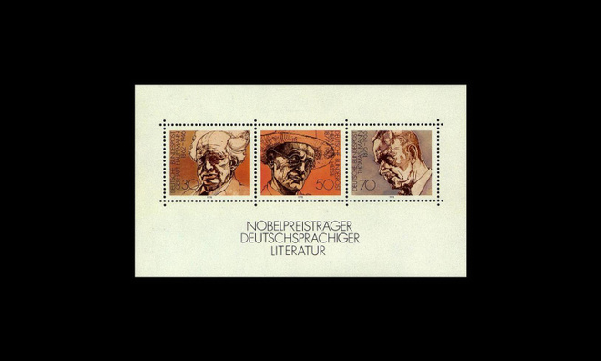 Saksa 959-61BL16 ** Nobel-voittajia (1978)