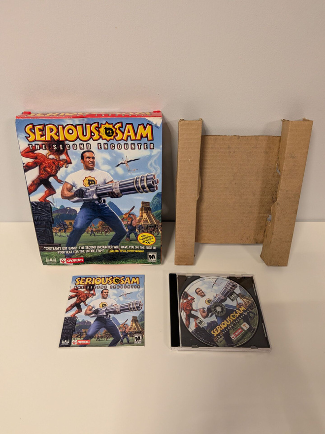 Serious Sam Second Encounter PC CD USA CIB BIGBOX BIG BOX