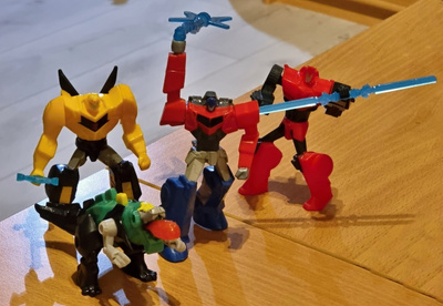 Transformers Robots In Disguise 4x McDonalds Happy Meal 2015