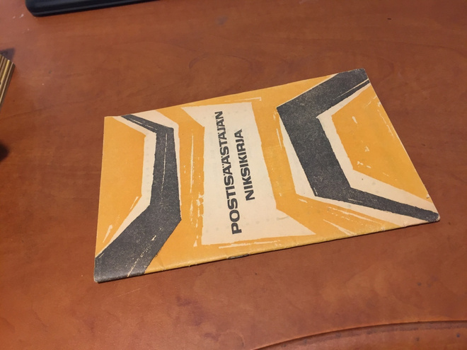 POSTISÄÄSTÄJÄN NIKSIKIRJA 1956 HYVÄ