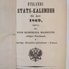 Finlands stats-calender 1869 ; Bihanget - pikkukuva 4