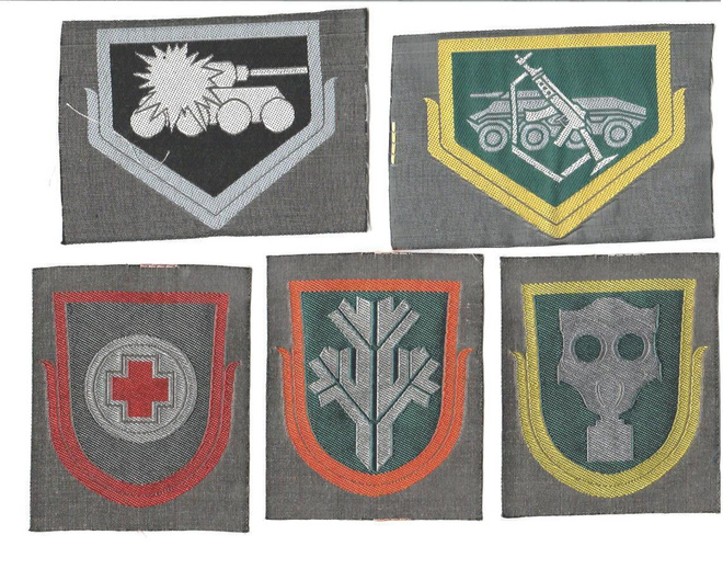 Suomen armeija koulutushaaramerkkejä 3