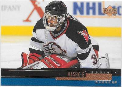 1999-00 Upper Deck #22 Dominik Hasek Buffalo Sabres MV