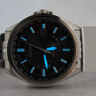 CITIZEN RADIO-CONTROLLED WORLD TIME 100m SAPPHIRE. - pikkukuva 4