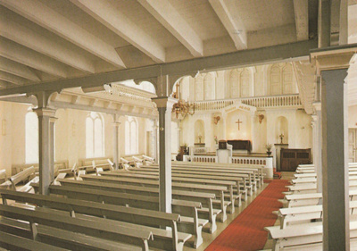 KIRKKOKORTTI - HELSINKI - ANDEASKYRKAN - SISÄKUVA