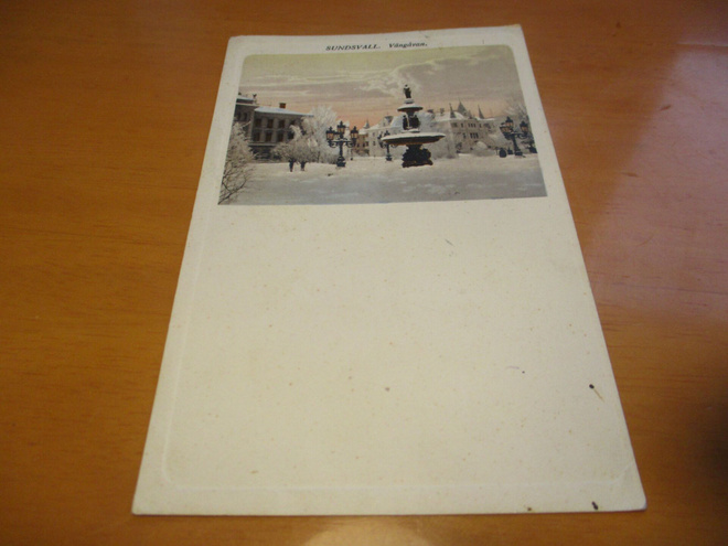 Sundsvall kortti os Helsingin Kuritushuone - 1915