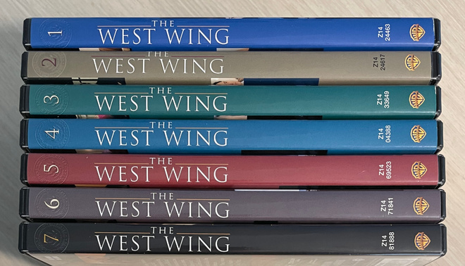 WEST WING (1999-2006) koko tv-sarja (44DVD)