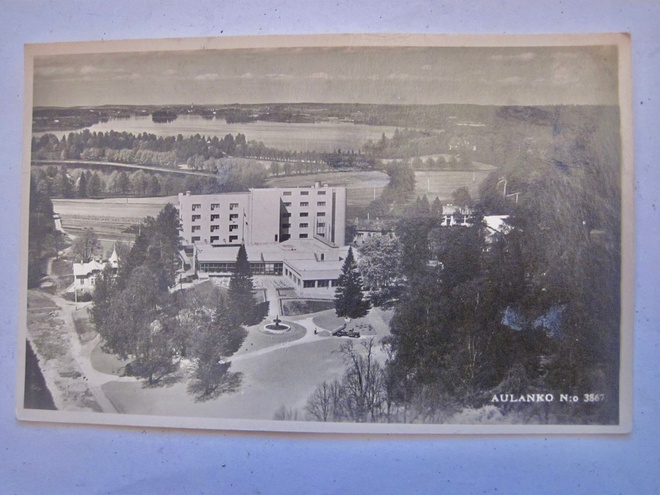 VANHA Postikortti Hämeenlinna 1947 Karhumäki