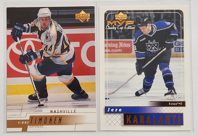 Jääkiekkokortit-Karalahti/Timonen