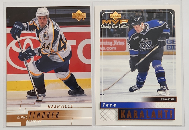 Jääkiekkokortit-Karalahti/Timonen