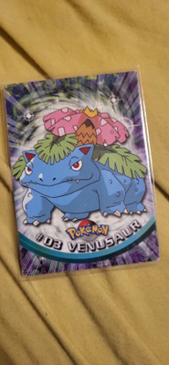 Venusaur #03 Blue Topps TV Animation Edition card