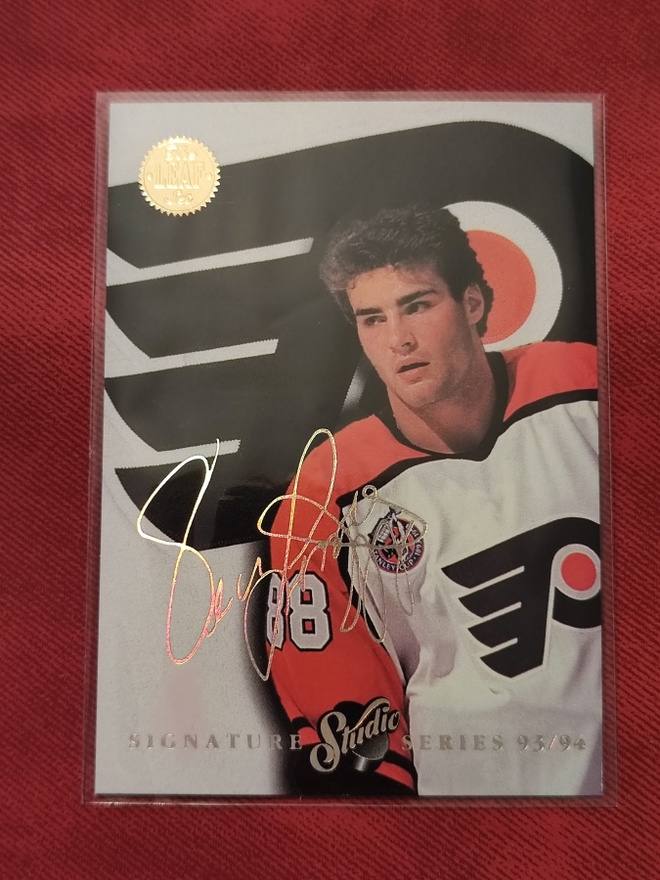 1993-94 Leaf - Studio Signature Series #10 - Eric Lindros