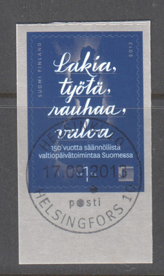 2013 Eduskunta postin loistoleimalla