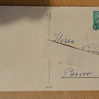 kukkakortti, orkidea, kulkenut 1956 - pikkukuva 2