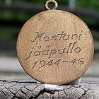 Sotaaikainen Ronssivärinen merkki. Halkaisija - 22 mm. - pikkukuva 4
