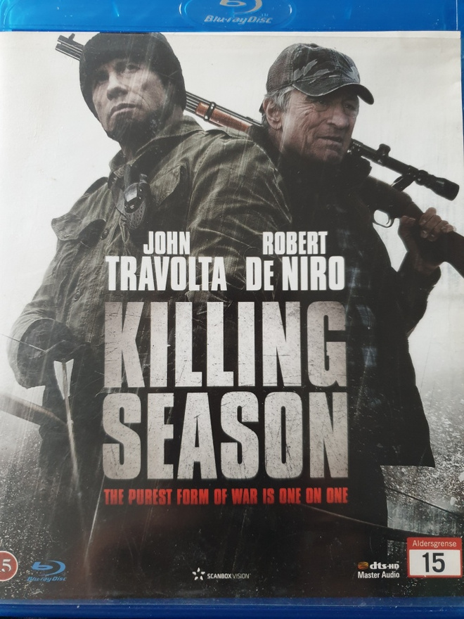 Killing season Blu-ray (John Travolta & Robert De Niro)