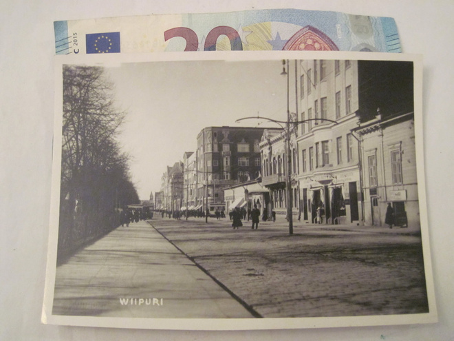 VANHA Valokuva Viipuri Postikortin Alkup.Mallikappale 1930-l
