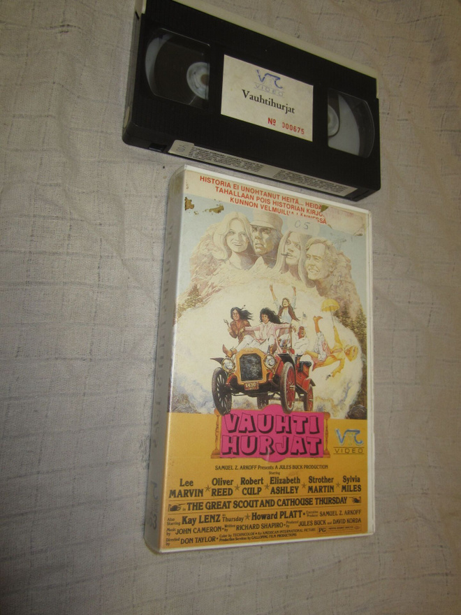 VAUHTIHURJAT - VHS 1976 - LEE MARVIN