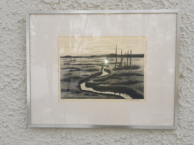 Vilho Askola  SUO TUNTURI KITTILÄ  grafiikka vuodelta 1980