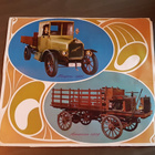 Vanha auto juliste Magirus 1920 ja American 1909 - pikkukuva 1