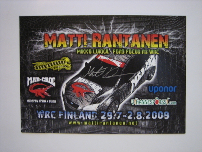 Ford rallikortti 31 B: Ford Focus - Matti Rantanen