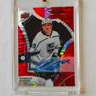 Rasmus Kupari - 21-22 UD Allure Rookie Red Rainbow Auto - pikkukuva 1