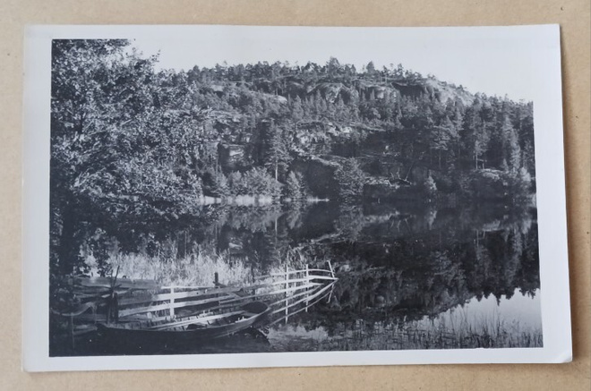 Åland, näkymä Getasta, vanha mv vkpk, p. 1957