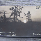 ROVANIEMI.....keskiyön aurinko Ounasvaaralta, vanha kortti. - pikkukuva 1