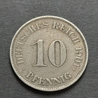 Deutsches Reich 10 pfennig 1901 J - pikkukuva 3