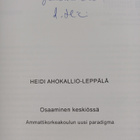 Heidi Ahokallio-Leppälä : Osaaminen keskiössä : Ammattiko... - pikkukuva 2