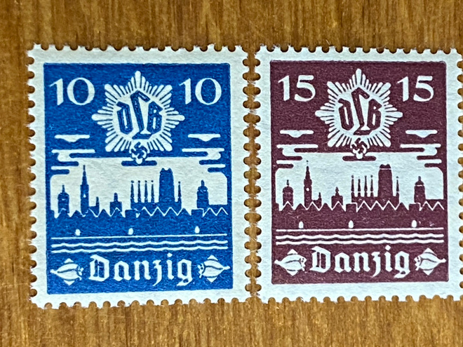 SAKSA DANZIG 1937 DANZIGIN ILMAPUOLUSTUS PARI**