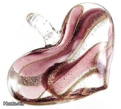 1091 ..  Murano Lampwork Sudän Taidelasi .. Kaulakoru