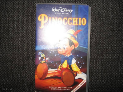 Walt Disney Klassikot*Pinocchio*Video/VHS