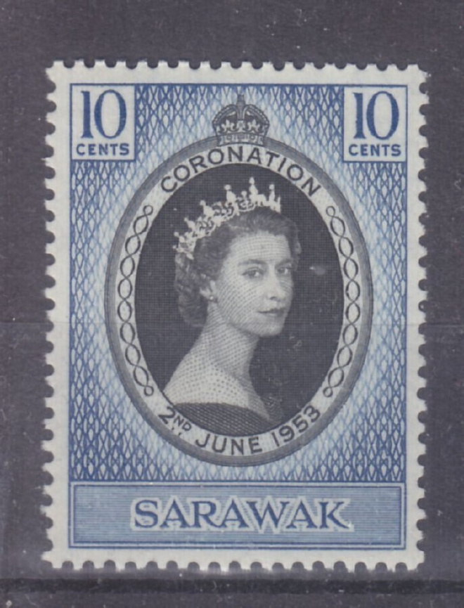 Sarawak 1953 Queen Elisabet
