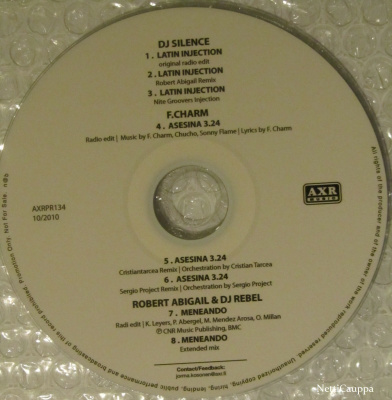 DJ Silence / F.Charm / Robert Abigail & DJ Rebel • PROMO CDM