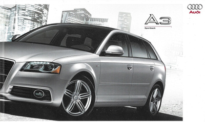 2009 Audi A3 Sportback esite - KUIN UUSI - 50 sivua