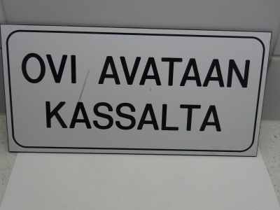 OVI AVATAAN  KASSALTA - KYLTTI