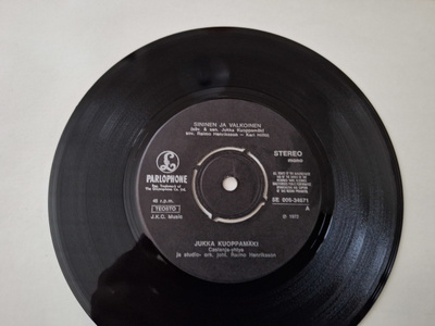 JUKKA KUOPPAMÄKI - SININEN JA VALKOINEN 7 " Single