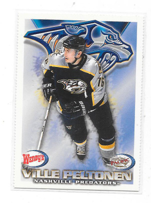 99-00 Nashville Predators Teamissued #16 Ville Peltonen HIFK