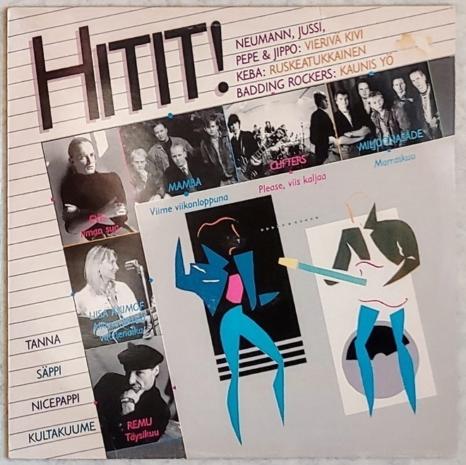 HITIT! – Finnlevy LP 1988 - Keba, Remu, Neumann, Eve ym. ym.