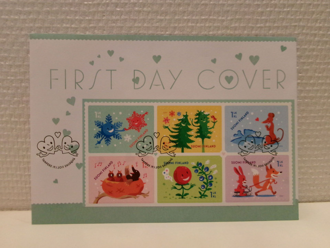 FDC- ensipäiväkuori - Ystävät yhdessä - 2015