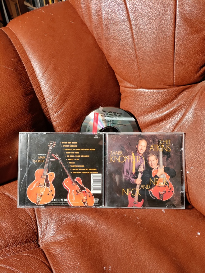 MARK KNOPFLER & CHET ATKINS -neck and neck CD.