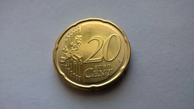 Suomi 20 cent, unc, v. 2014