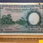 Central Bank of Nigeria Five Pounds - pikkukuva 1