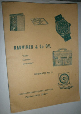 1950-l., postimyyntikuvasto, Karvinen & Co Oy, Turku
