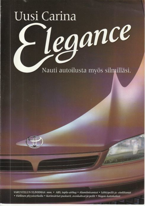 Toyota Carina Elegance Myyntiesite