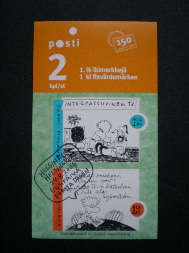 FDC-leimattu arkki Perhe-elämää 2006 - LaPe 1800-1801 o