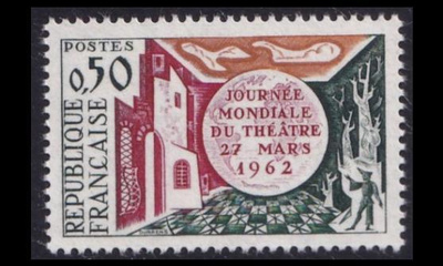 Ranska 1387 ** Teattereiden päivä (1962)