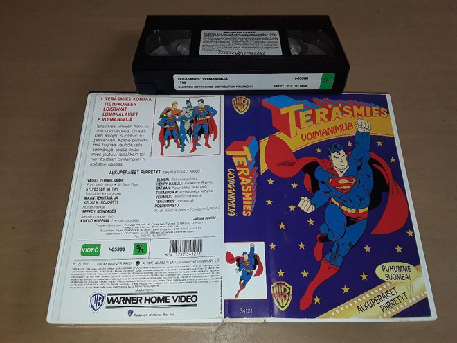 Teräsmies: Voimanimijä - SF VHS (Warner Home Video)