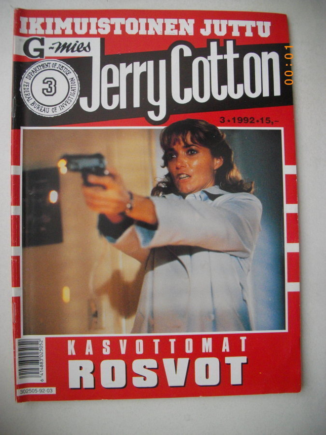 Jerry Cotton 3/1992: Kasvottomat rosvot (21.5)